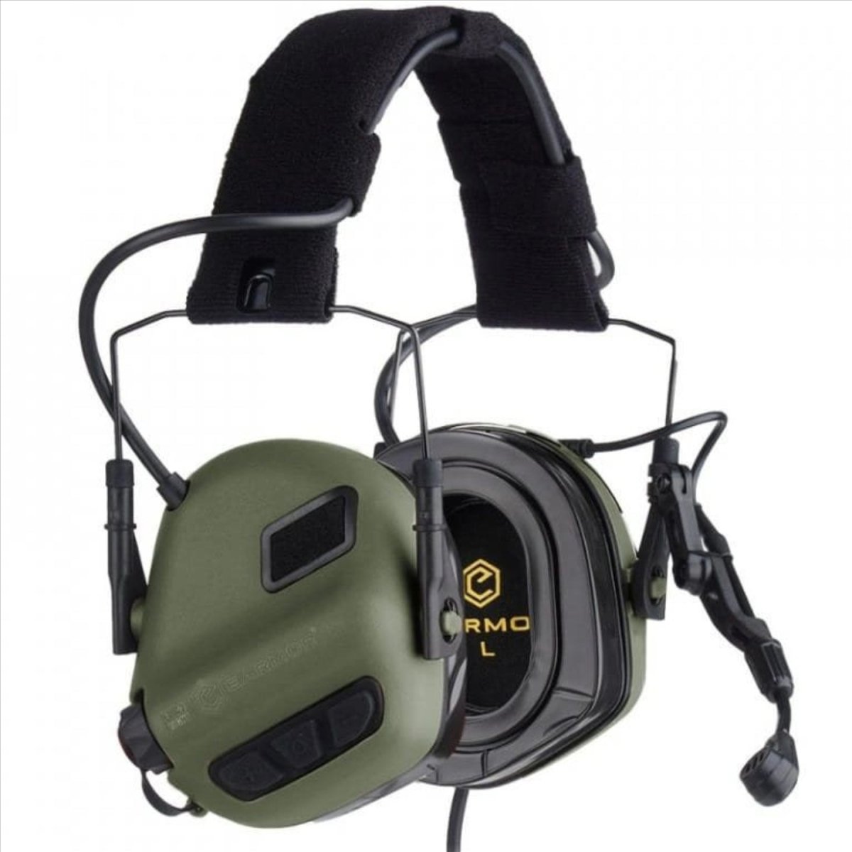 EARMOR M32 Plus Electronic Hearing Protection Headphones Tactical Olive