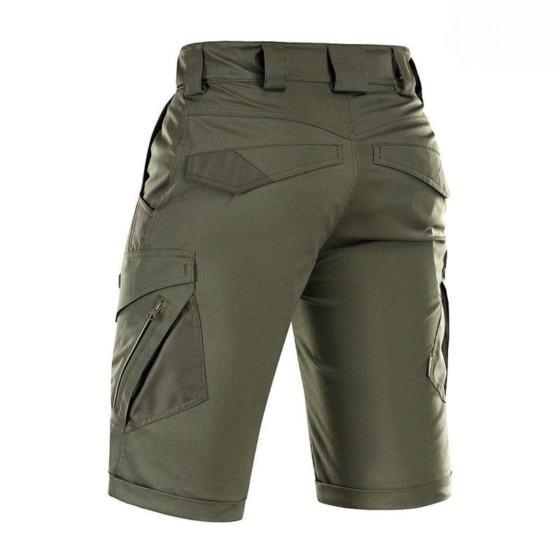 Pantalones cortos de bermudas estilo M-tac en el ejército combate de grado militar ripstop olive