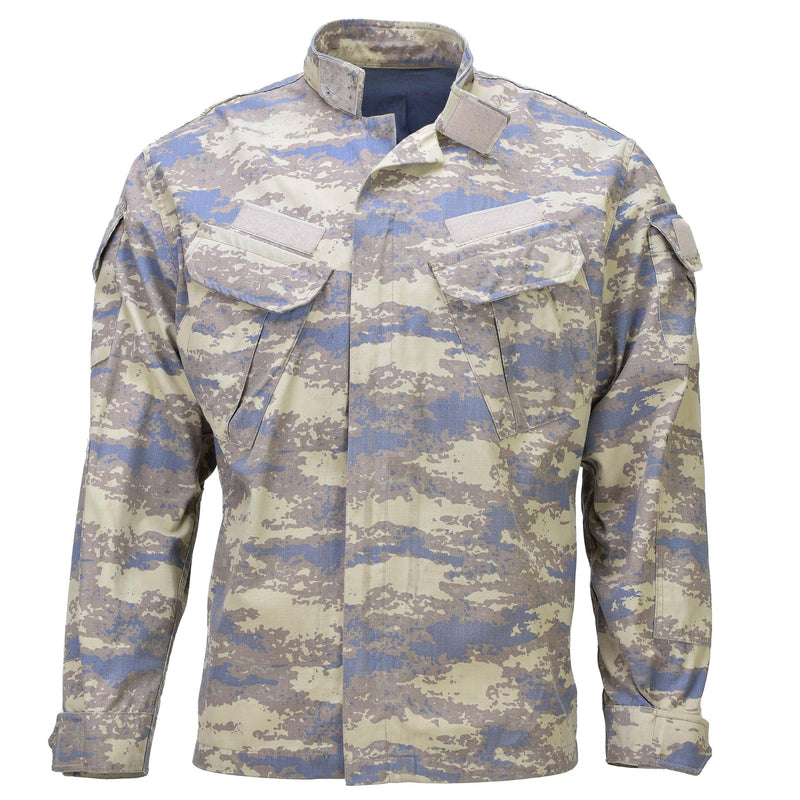 Echte türkische Militäruniformjacke Luftwaffe Langlebiger Ripstop M2018 Camo