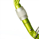 Edelrid HMS Mosquetón con tornillo a prueba de balas Anillo envolvente Pizarra Equipo de escalada Gris