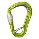 Edelrid HMS Mosquetón con tornillo a prueba de balas Anillo envolvente Pizarra Equipo de escalada Gris