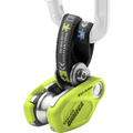 Edelrid Ohmega Asistente de frenado de escalada con polea 8,6–10,5 mm Cuerda Oasis