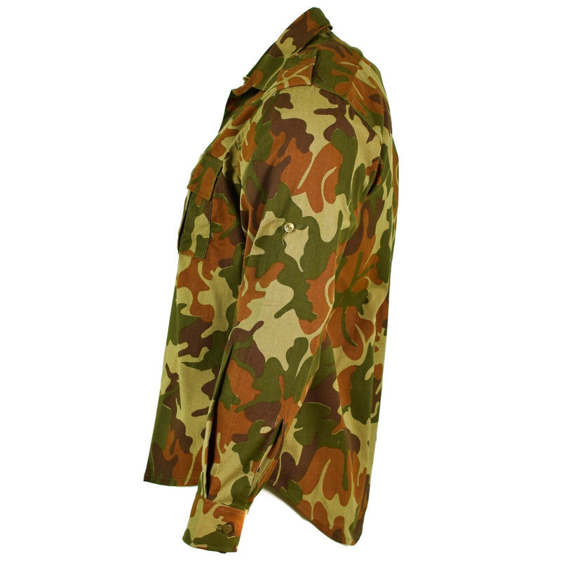 Camisa del ejército rumano genuino CAMO M90 Rumania Problema militar Combate Nuevo