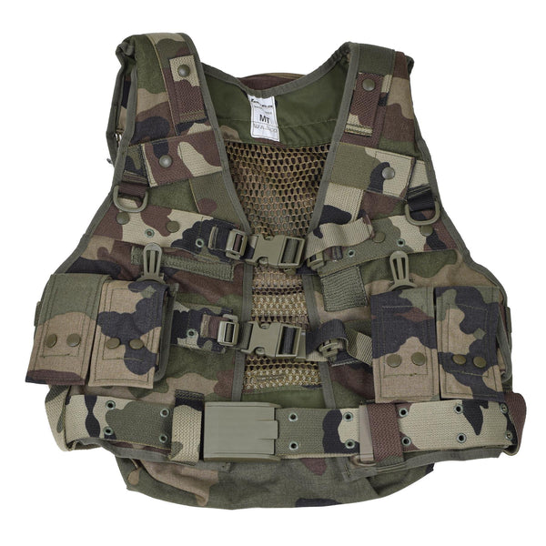 Gilet tactique d'assaut militaire français d'origine CCE avec pochettes de grenade de combat NEUF