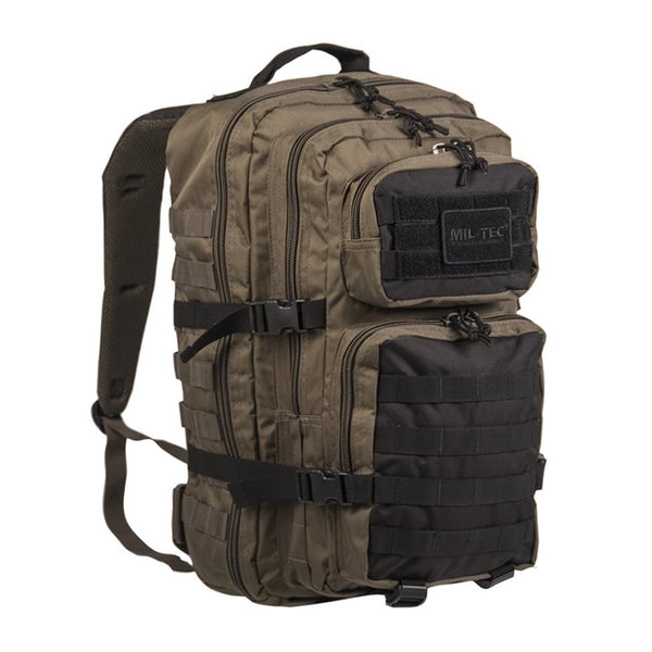 MIL-TEC US Assault Ranger Trekkingrucksack groß Camping Daypack oliv schwarz
