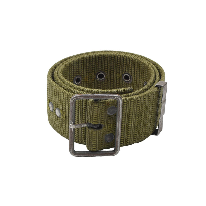 Original Czech Military belt canvas tactical olive thorn buckle CZ army surplus