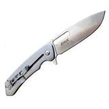 EKA Brand Swedish Classic 8 Taschenmesser, Titangriff, 57 HRC rostfreie Klinge