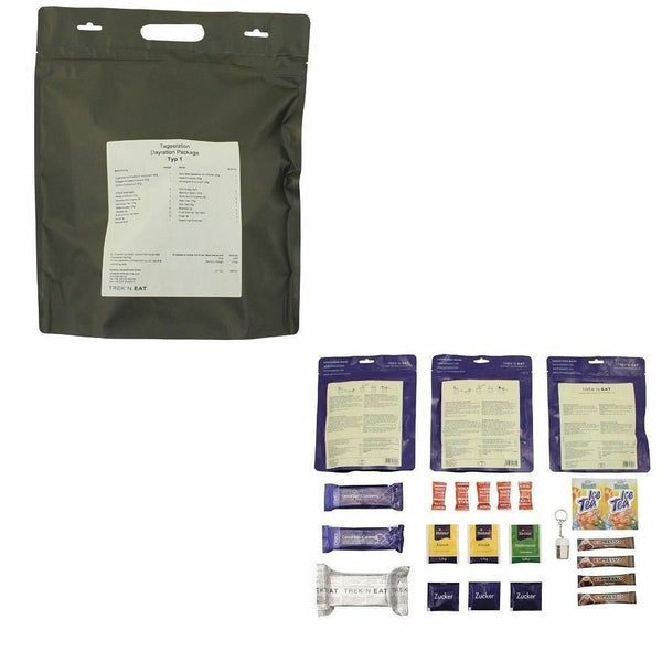 Daily Ration Packs Day Rations & Emergency 24-Hour Ration Packs Survival Camping - GoMilitar