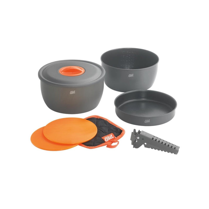 Pentola da campeggio per esterni in alluminio leggero e resistente ESBIT Brand Cookware, senza BPA - GoMilitar