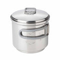 ESBIT Solid Fuel Cooking Set Lightweight Stand 585ml Stainless Steel Pot