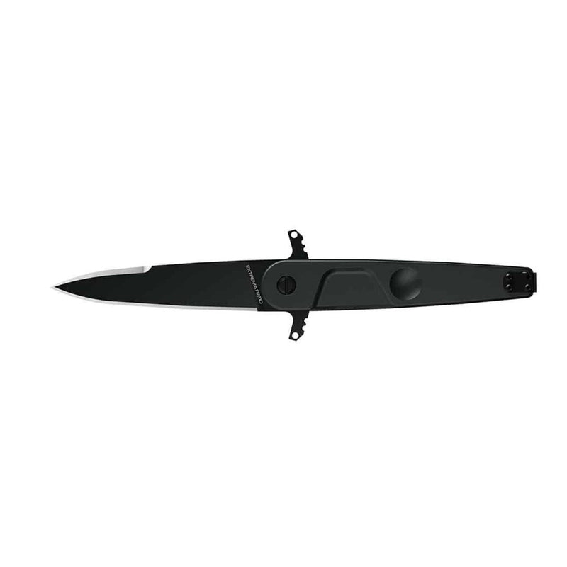 ExtremaRatio BD2 LUCKY BLACK pocket knife Bohler N690 steel plain edge blade - GoMilitar