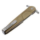 ExtremaRatio BD2 LUCKY DESERT pocket knife Bohler N690 steel plain edge blade