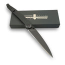 ExtremaRatio BF3 DARK TALON BLACK RUVIDO leaf shape blade BOHLER N690 58 HRC - GoMilitar