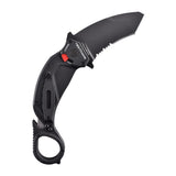 Coltello tascabile pieghevole ExtremaRatio NIGHTMARE BLACK tanto karambit inox N690