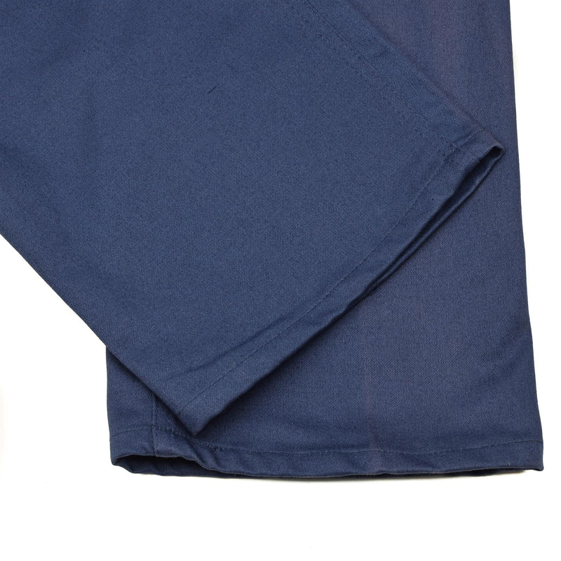 Originele Italiaanse militaire werkbroek Blue Surplus Army Broeken Katoen Nieuw