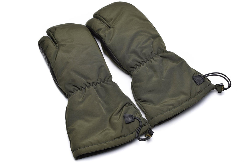 Guantes de los dedos del ejército danés genuino guantes Syna-Tex OD NUEVO