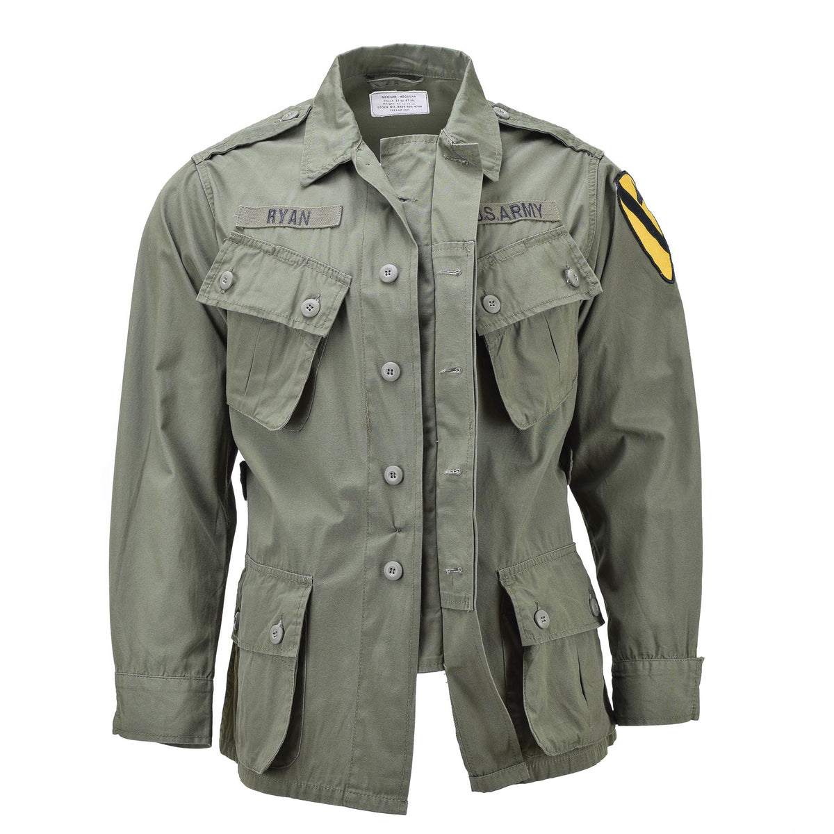 US vietnam jacket Mil-Tec Brand U.S. Military style OD M64