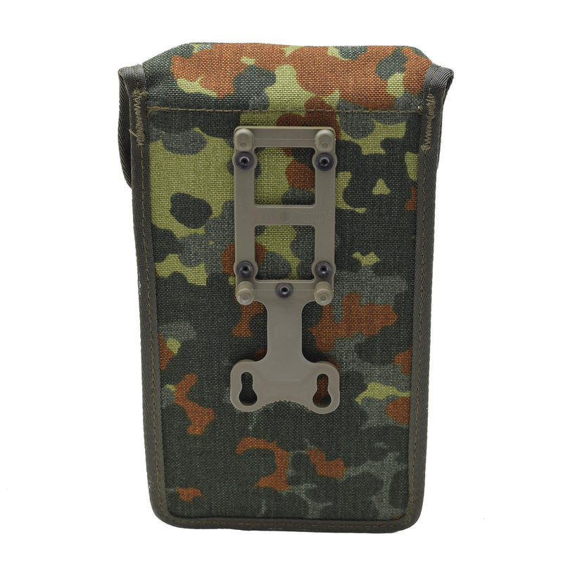 Original German Military BW magazine pouch MP2 small flecktarn camo cordura NEW