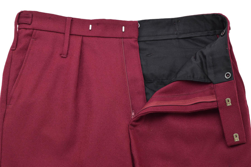 Vestiti di pantaloni veriosi dell'esercito britannico Royale Hussars pantaloni Bordeaux