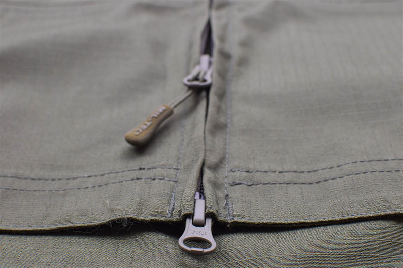 Veste chimère de style militaire de marque Mil-Tec en ripstop vert olive uniforme de combat