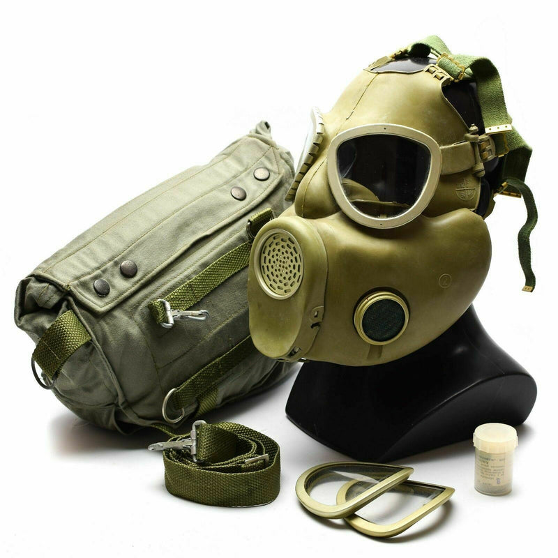 Polish Military Gas Mask MP-4 Genuine respiratory chemical Grey Olive OD NEW