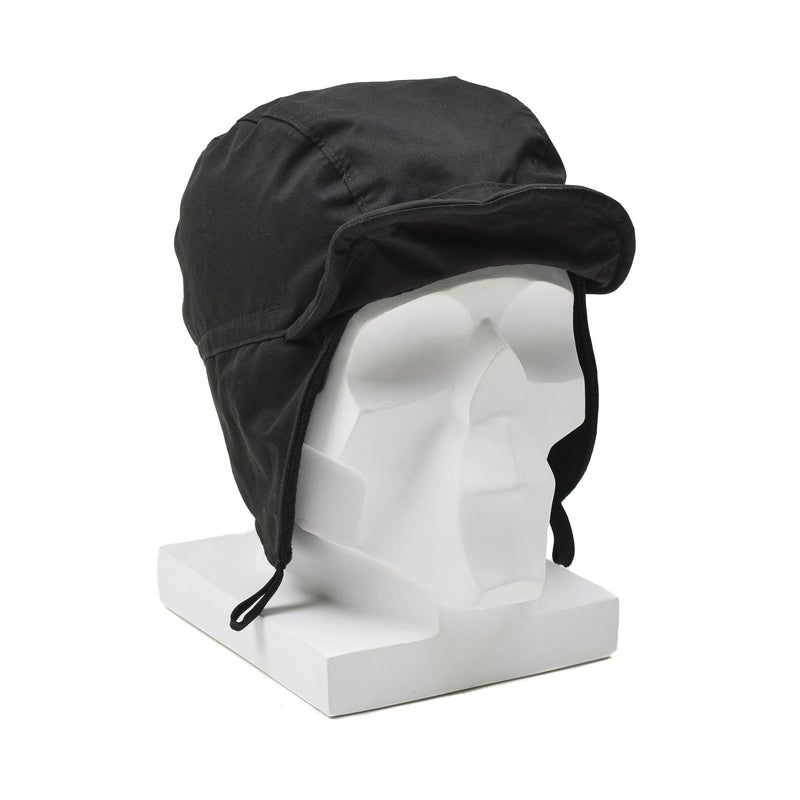 Oryginalny holenderski spadek płaszczyznowy czapka klapy ucha Brim Windproof Black Supplus