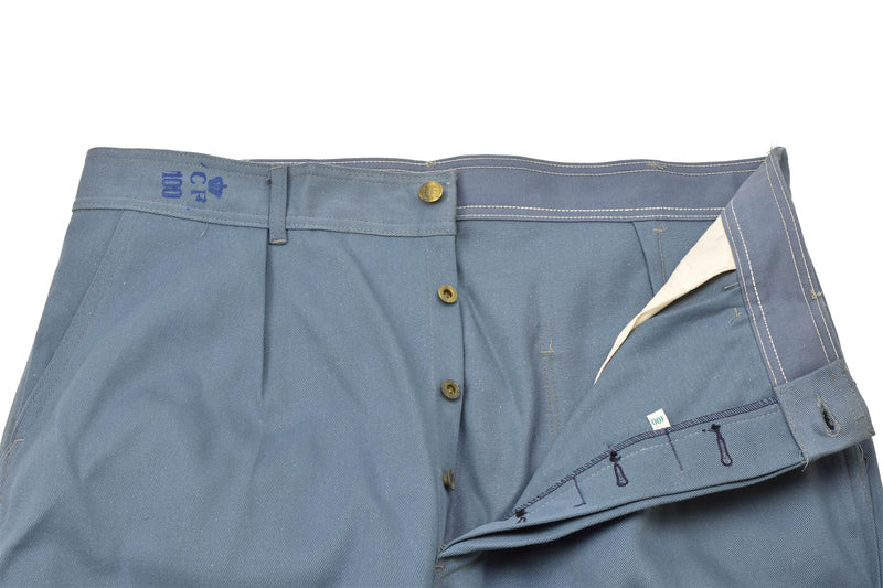 Original dänische Militärhose, lässige Personalhose der dänischen Armee, blau, NEU