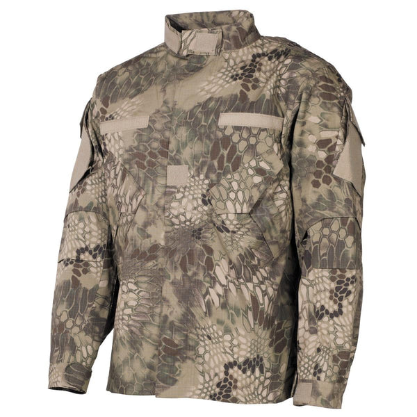 Veste de combat de style militaire de marque Mission Snake FG Camouflage uniforme