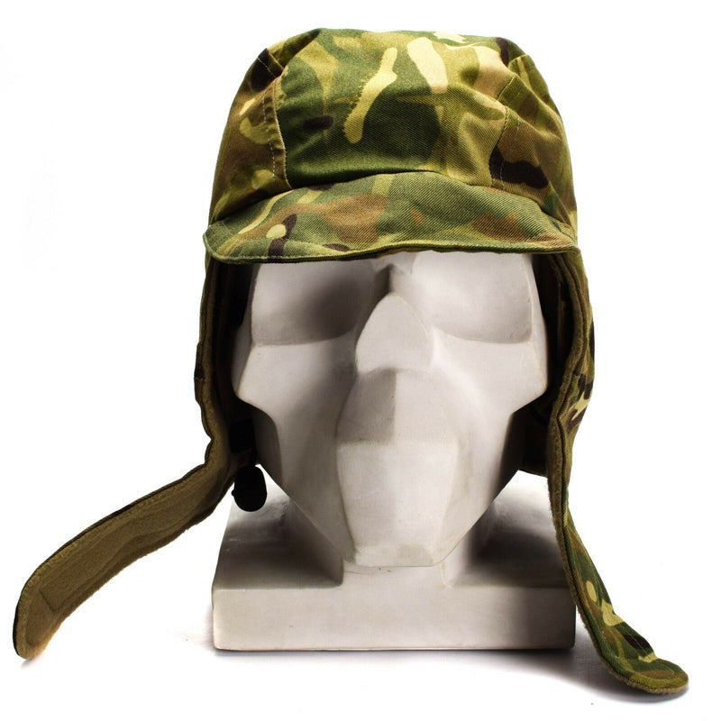Genuine British Army MTP Camo Waterproof Gore Tex cap Lined Cold Weather hat New
