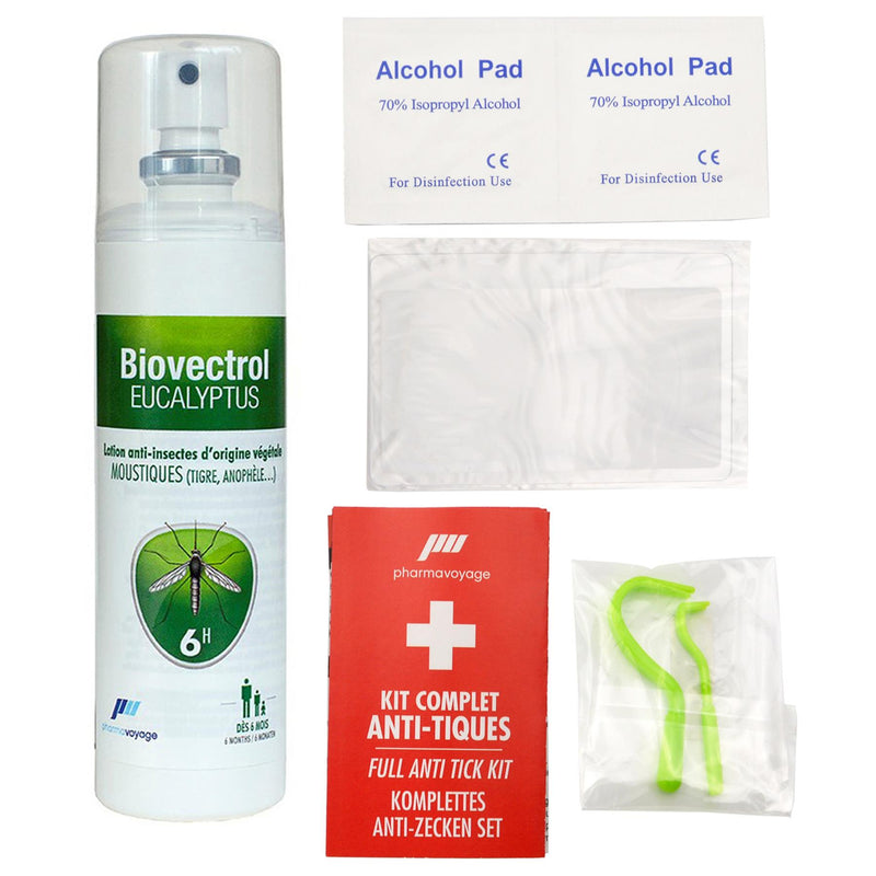 Pharmavoyage Anti tick full complete first aid kit emergency tick removal tools