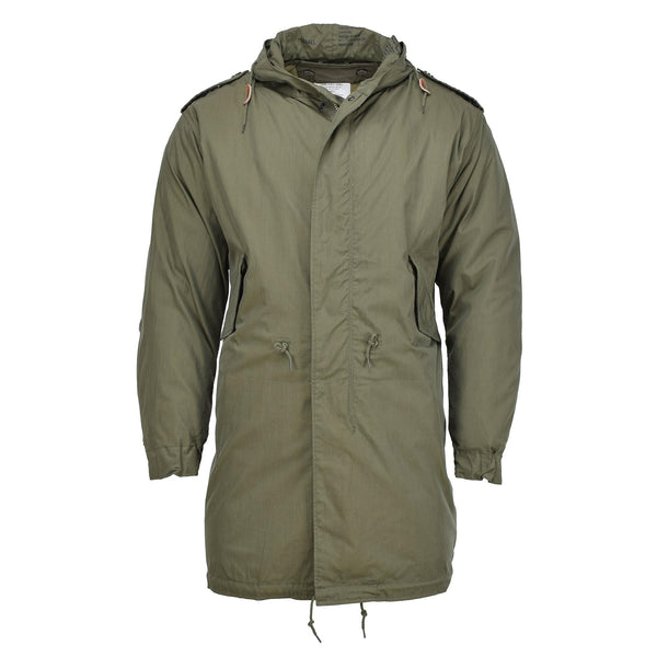 MIL-TEC U.S. Stile militare M51 PARCA con cappuccio trapuntato Liner staccabile Olive Nuovo