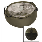 Mil-Tec Opvouwbare Nylon Kom 10L OD Groen Camping Wastafel Opvouwbaar