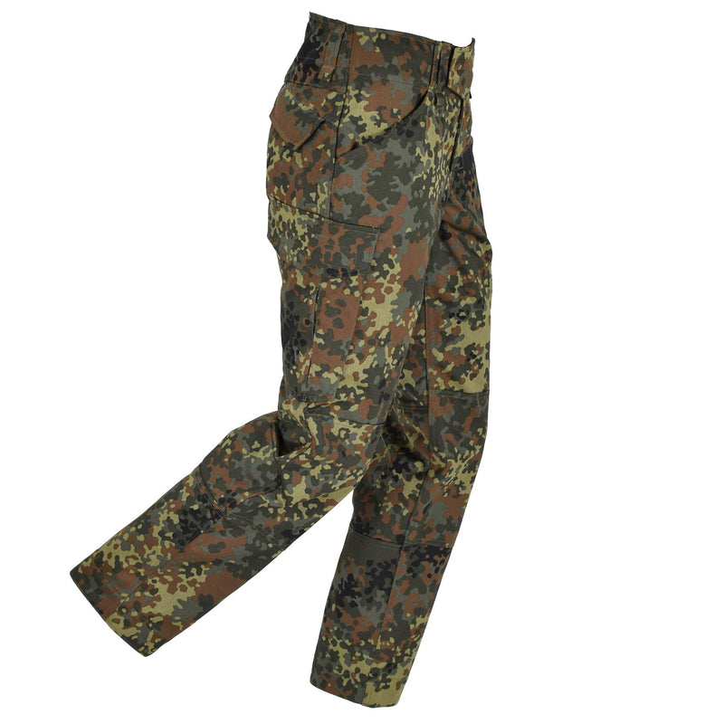 Pantaloni tattici militari Leo Kohler esplorano Flecktarn Camo Pantaloni più alti