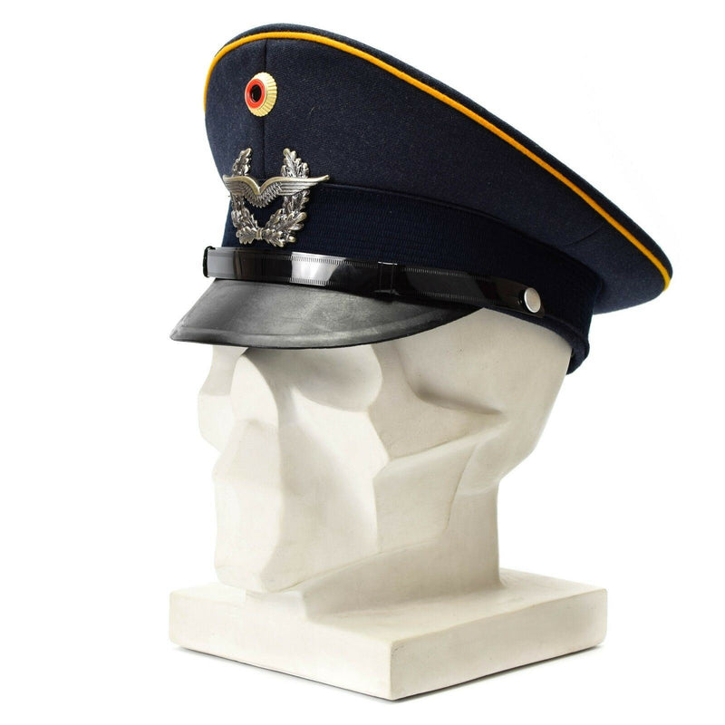 Genuine German army visor cap. Air forces military peaked hat luftware NEW