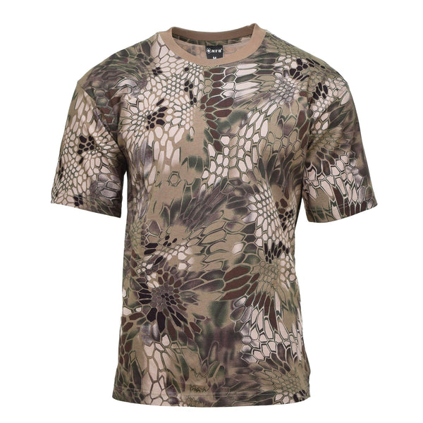 MFH Brand U.S. Militaire T-shirt Korte mouw Onderhirt Snake FG Camo Base Layer