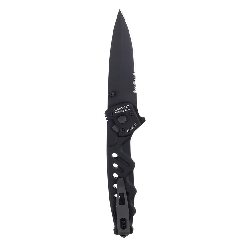 Extrema Ratio CAIMANO NERO folding knife pocket glass breaker N690 steel 58HRC
