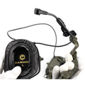 EARMOR M16A ARC Helmet Rail Adapter PLUS Series Hearing Protector Coyote Brown