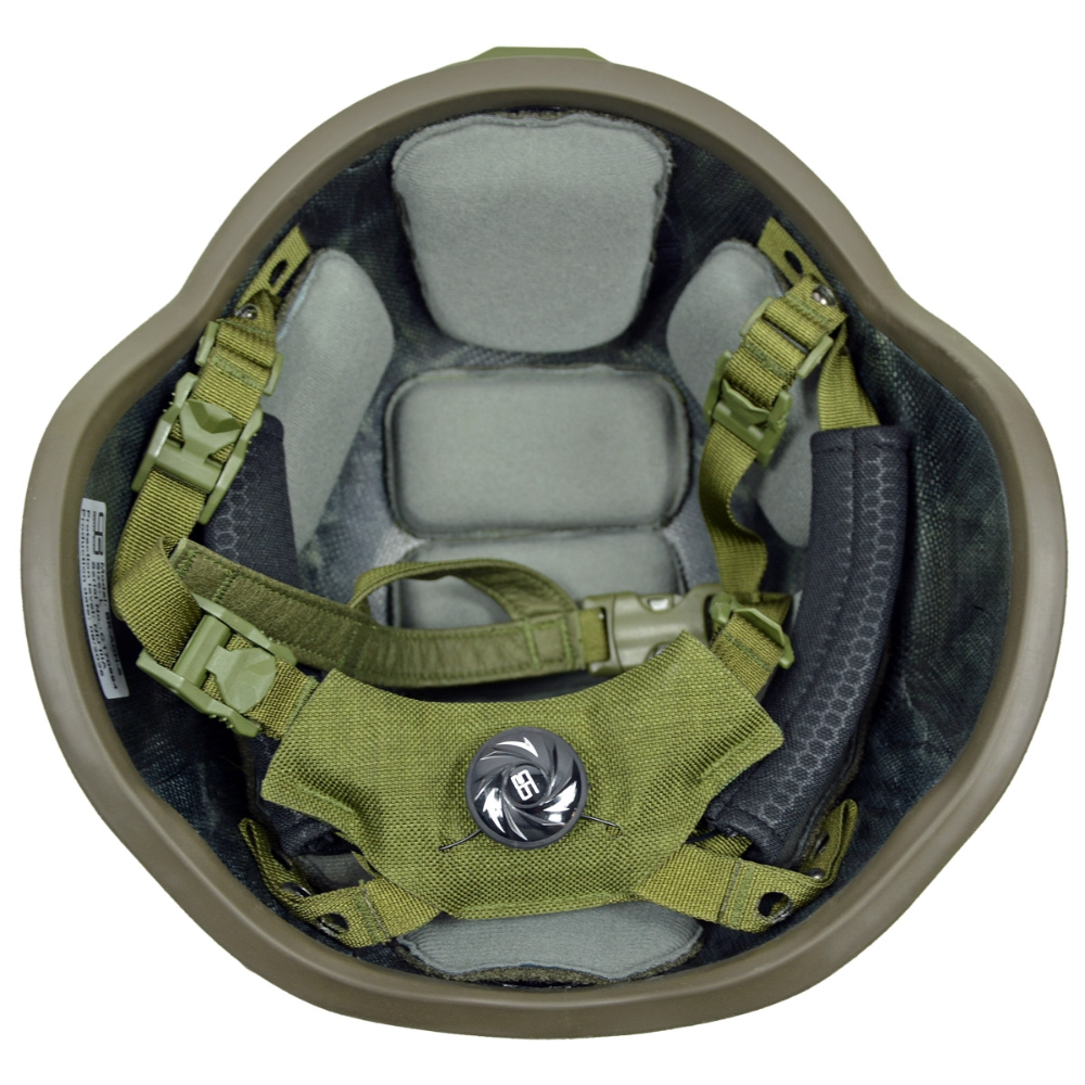 Šestan-Busch BK-ACH Casco balístico moderno de corte completo Nivel IIIA NVG Rieles laterales