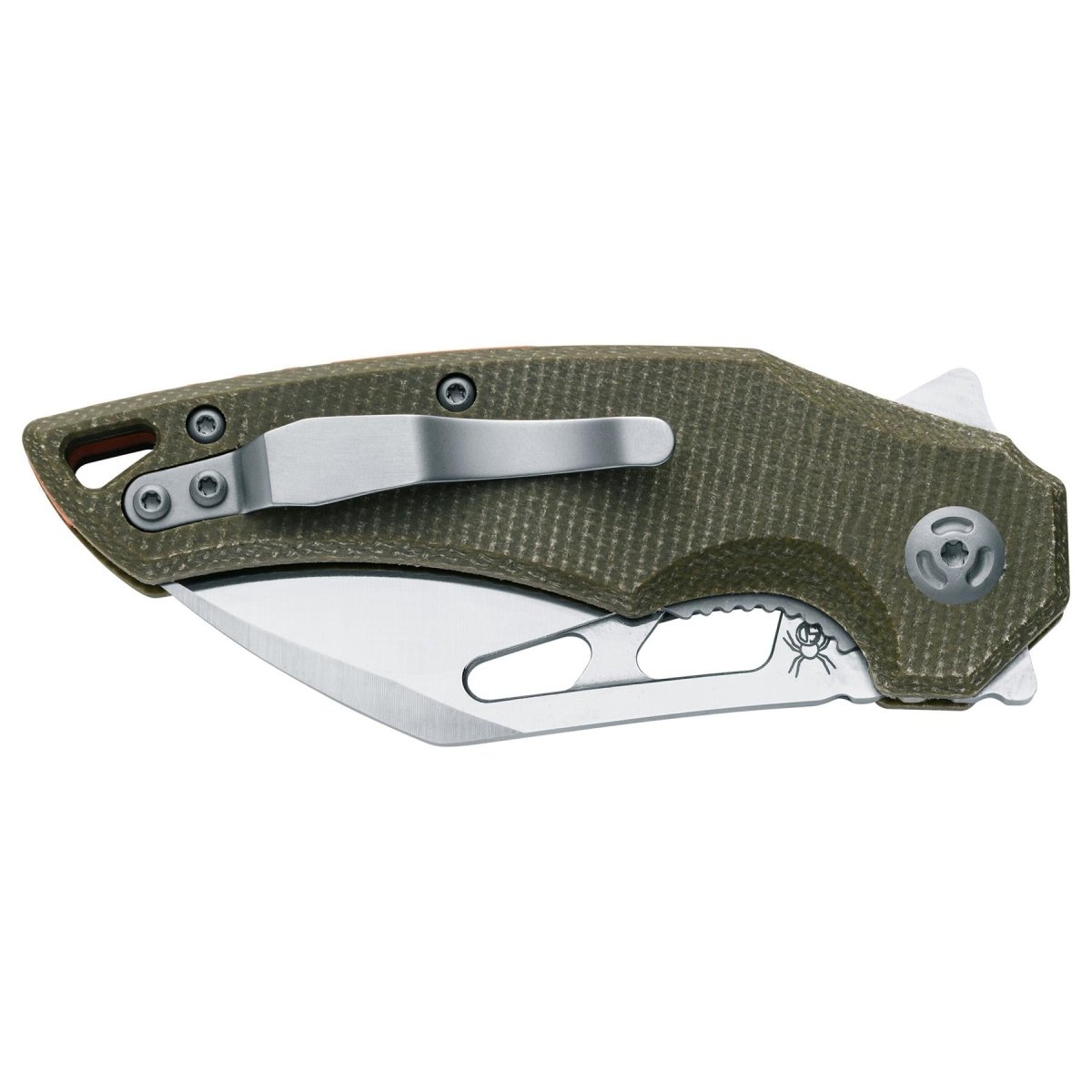 Fox Knives ARTAX Navaja de bolsillo plegable Drop Point Acero inoxidable UNI 8Cr13MoV