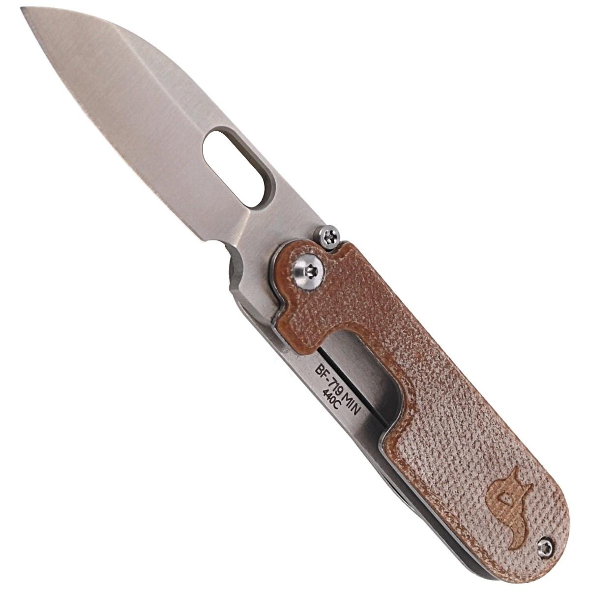 Fox Knives BEAN GEN2 opvouwbaar zakmes Micarta handvat RVS 440C