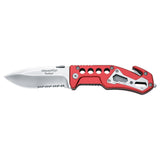 Fox Knives BF-117 Navaja de Bolsillo Plegable Acero Inoxidable AISI 440A Mango Naranja