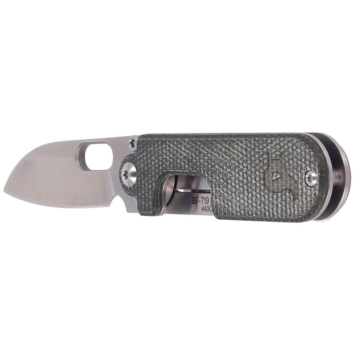 Fox Knives Brand BEAN GEN2 Klapptaschenmesser aus satiniertem 440C-Edelstahl