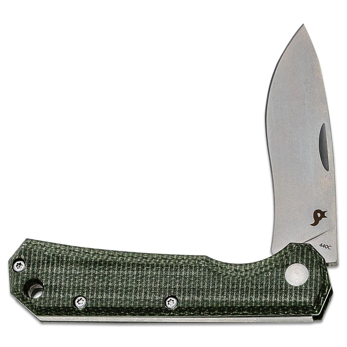 Nóż składany Fox Knives marki CIOL z satynową powłoką, rękojeścią ze stali nierdzewnej 440C Micarta