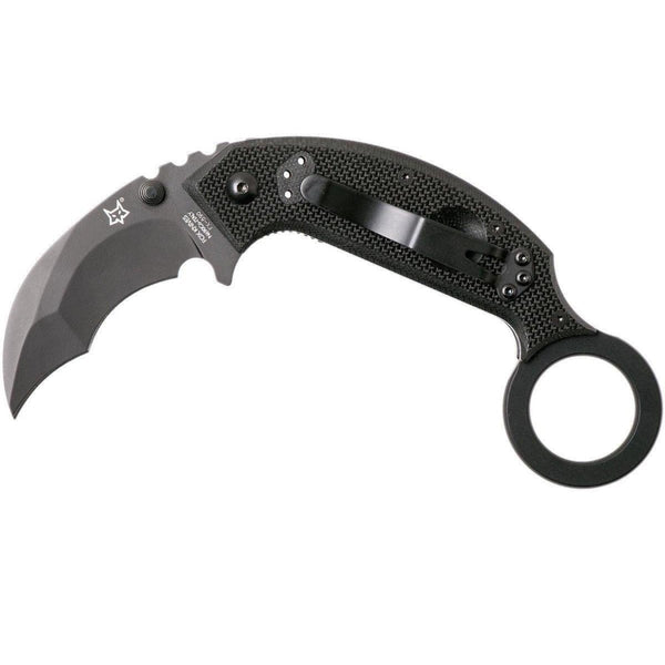 Fox Knives Brand Italy Chiropteka Folding knife Karambit stainless steel black