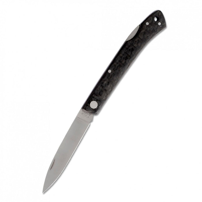 Couteau pliant Fox Knives Brand Italy en acier inoxydable 440C manche en fibre de carbone - GoMilitar