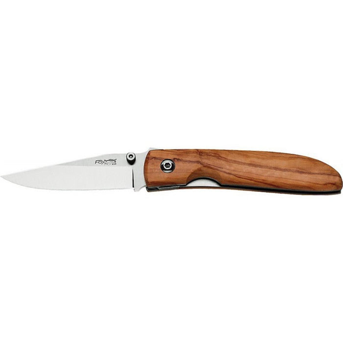 Couteau pliant Fox Knives Brand Italy en acier inoxydable 440C manche en bois d'olivier - GoMilitar