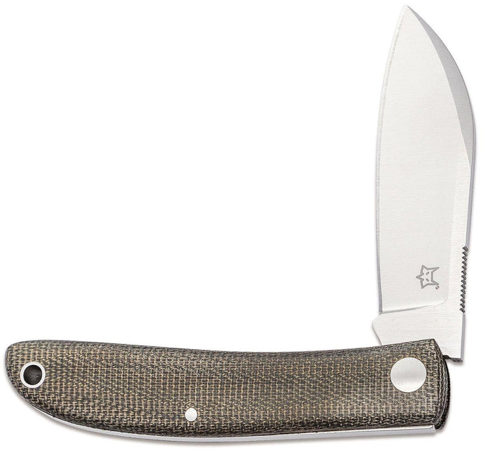 Nóż składany Fox Knives włoskiej marki Livri ze stali nierdzewnej M390 Green Micarta - GoMilitar