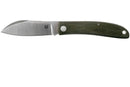 Fox Knives Brand Italy Livri folding knife stainless steel M390 Green Micarta - GoMilitar