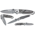 Fox Knives Brand couteau de poche pliant titane enduit 440 inoxydable bois noir