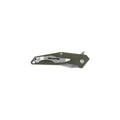 Fox Knives Fox Knives Coltello Tascabile KRAVI SHAI 440C Stone Washed G10 Verde 2.76